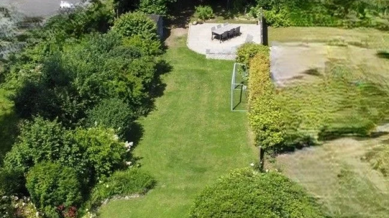 Blick auf das Grundstück